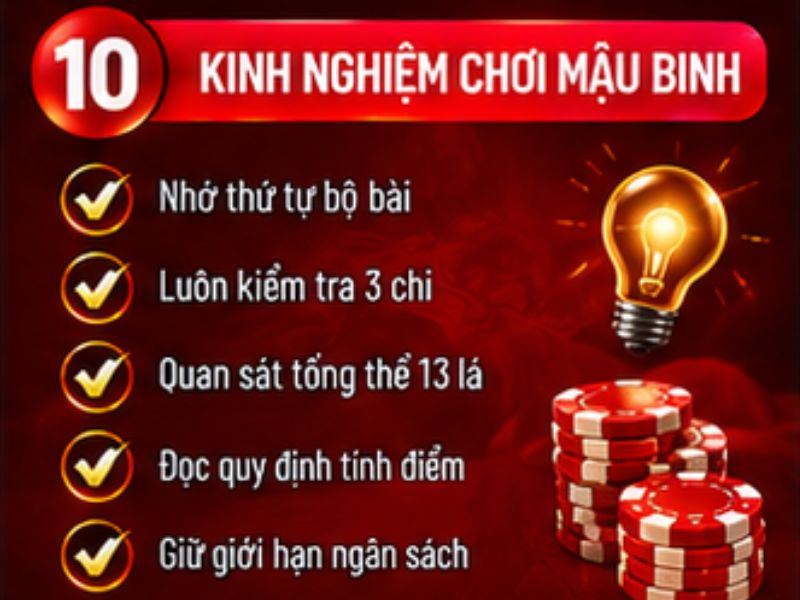 Kinh nghiệm chơi Mậu Binh 33WIN cho người mới