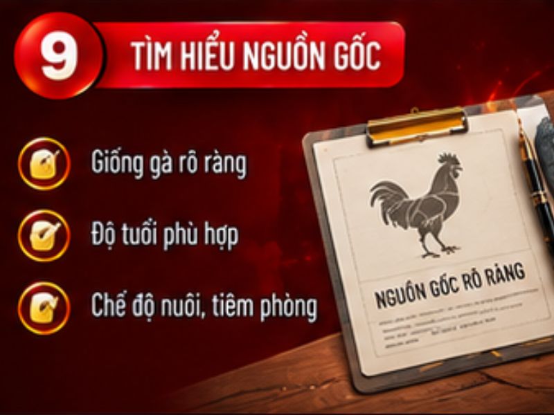 Nguồn gốc gà cũng rất quan trọng